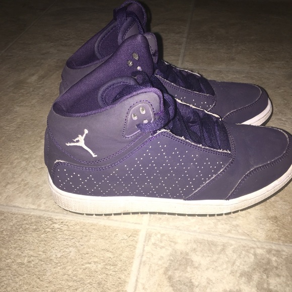 Purple Jordan’s - Picture 2 of 3
